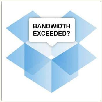 dropbox-bande-passante Limite Bandwith de Dropbox