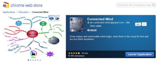 chrome-application-connected-mind carte-mentale-chrome