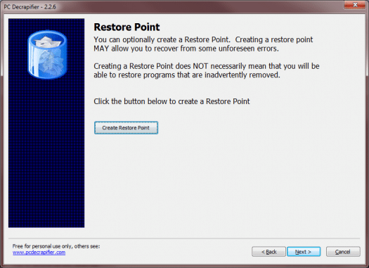 pcdc-226-restore