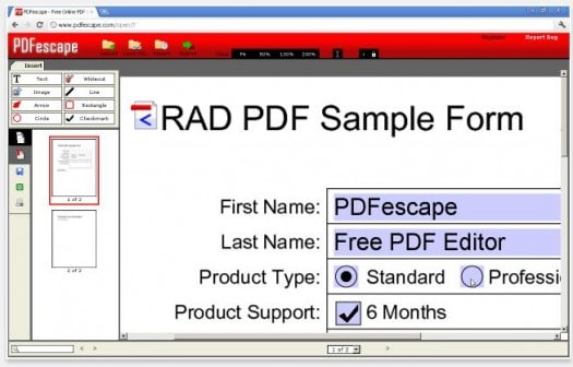 pdfescape pdfescape