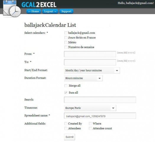 export-agenda-google-excel