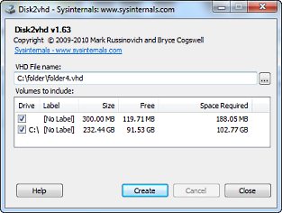 disk2vhd conversion-disque-physique-disque-virtuel