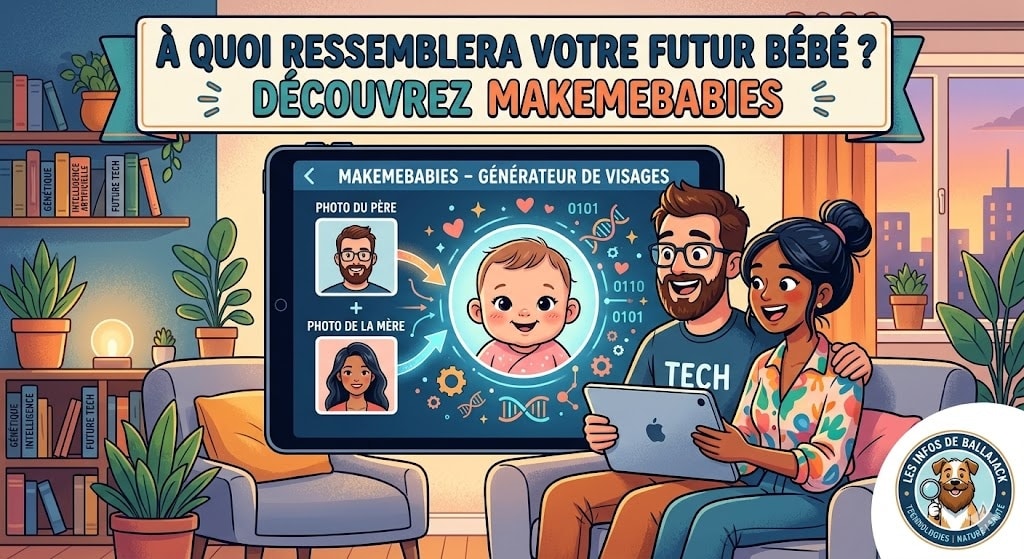 visage du futur bébé
