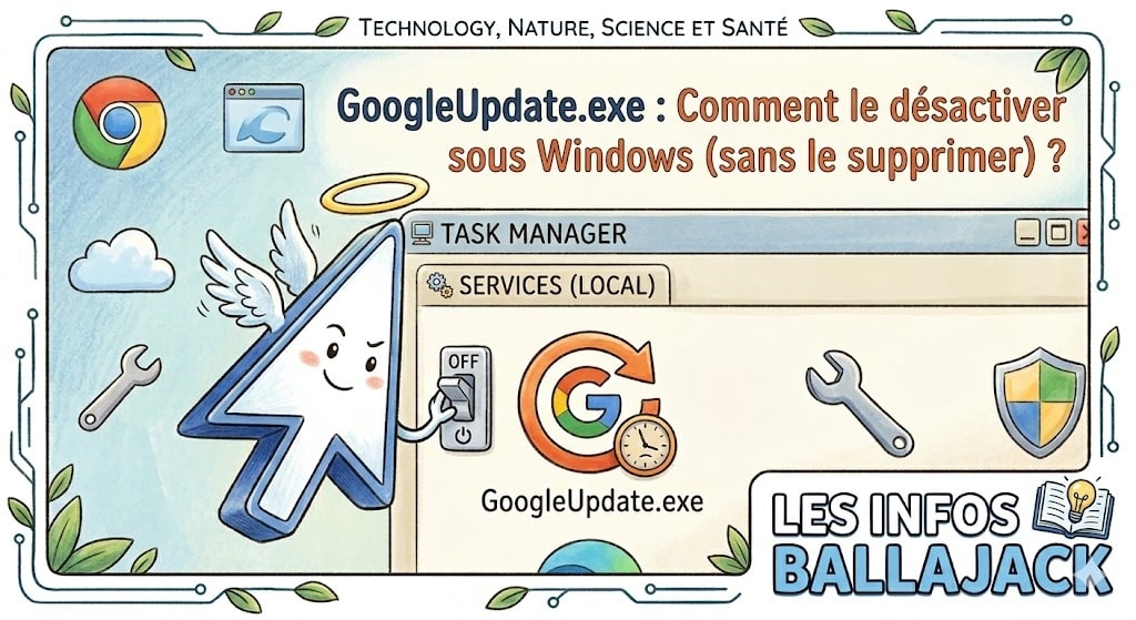 désactiver GoogleUpdate.exe