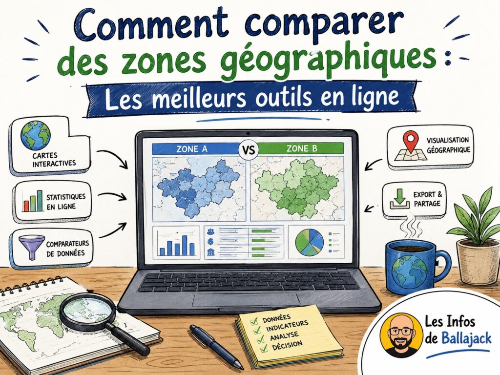 comparaison de zones géographiques
