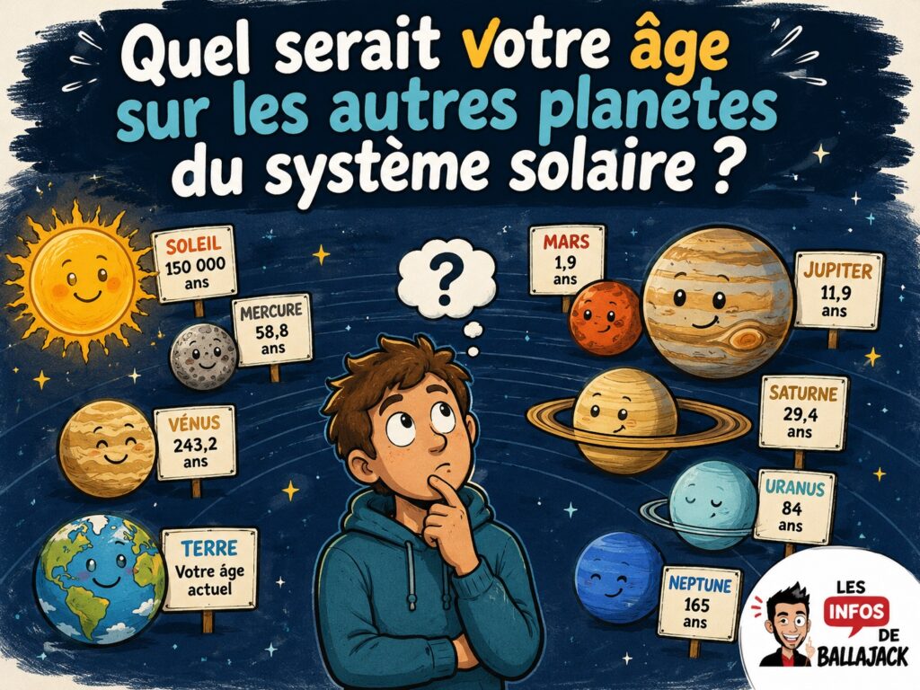 calculer son âge sur les planètes du système solaire