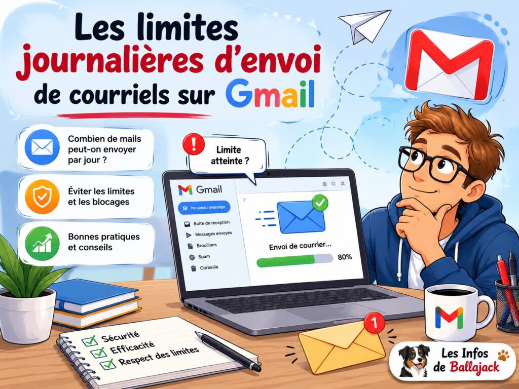 limites journalières Gmail