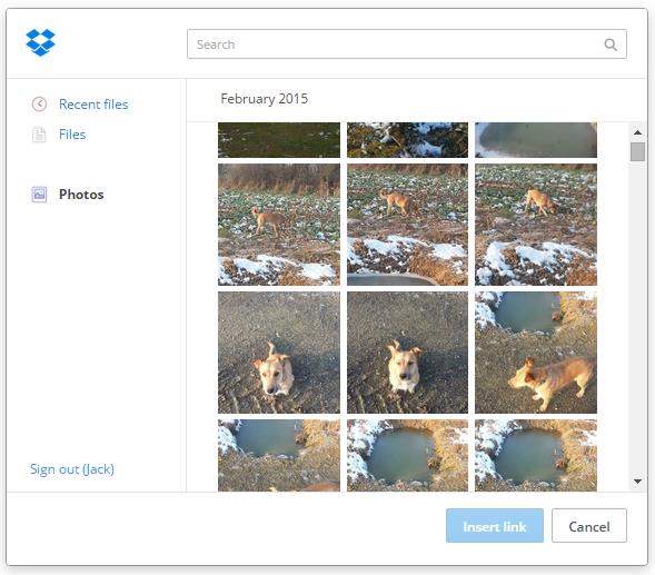 dropbox-gmail-interface