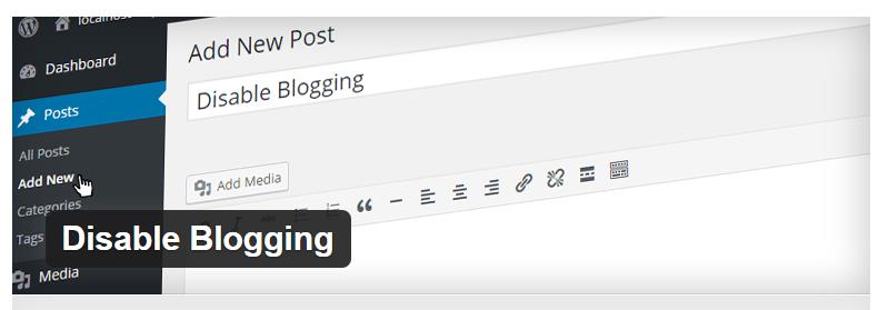 wordpress-disable-bloging