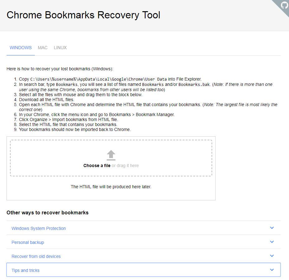 chrome-bookmarks-recovery-tools