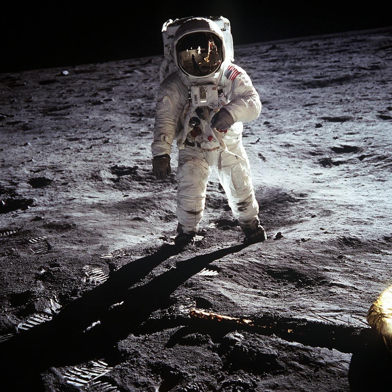 Un homme sur le Lune
