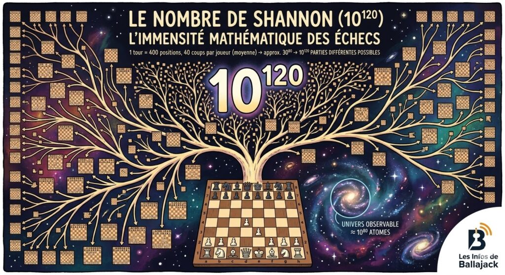 nombre de Shannon Échecs