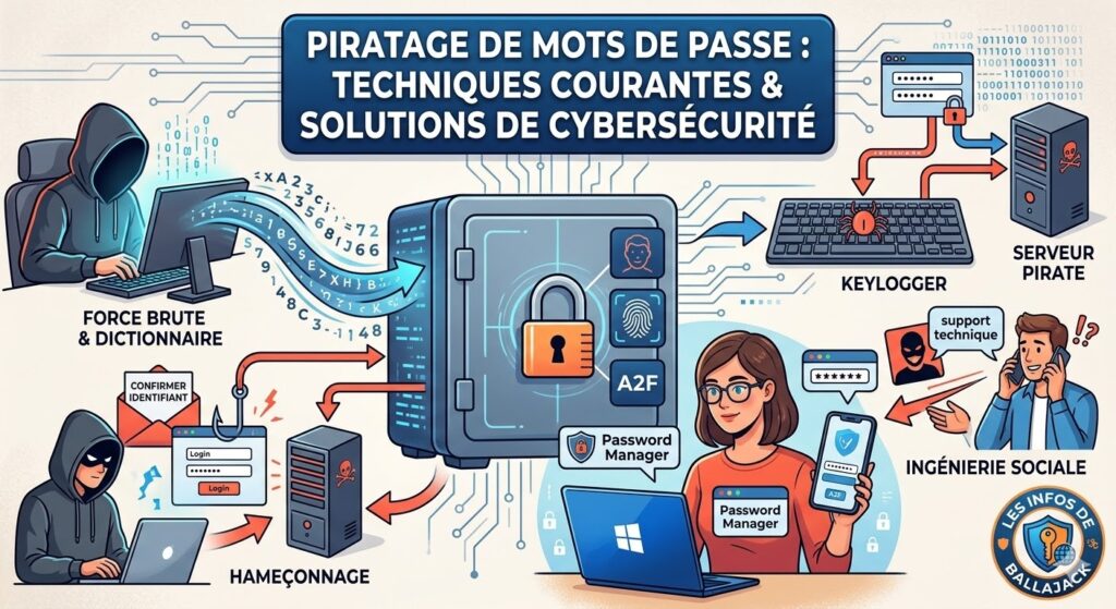 techniques piratage des mots de passe