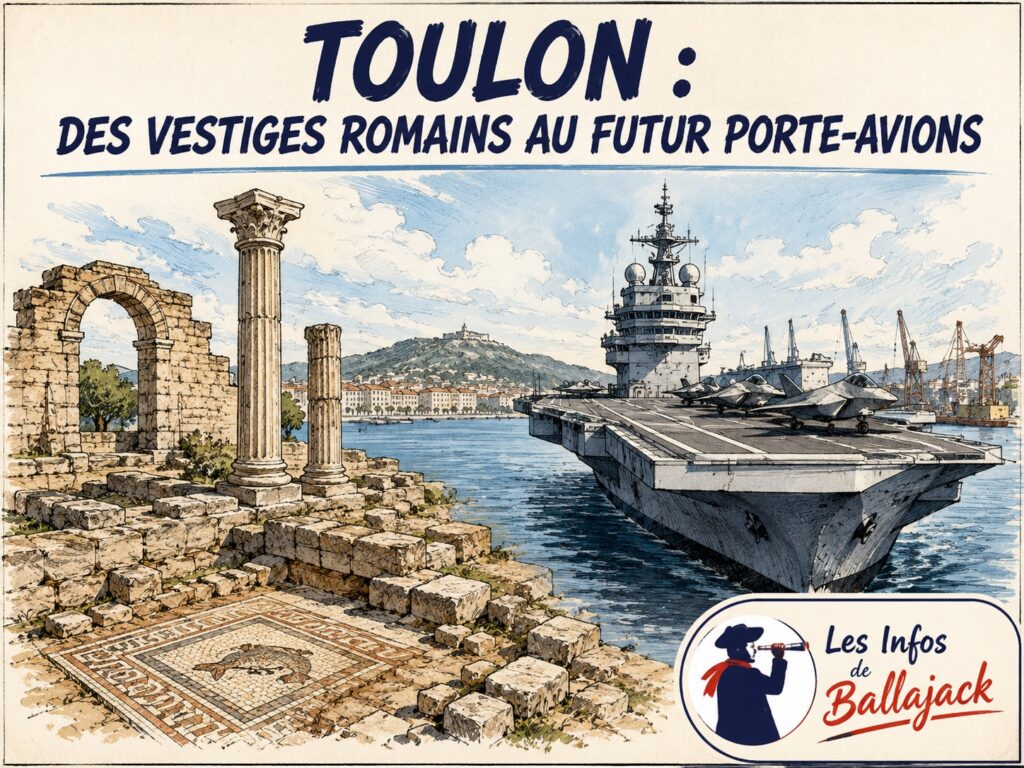 vestiges romains porte-avions