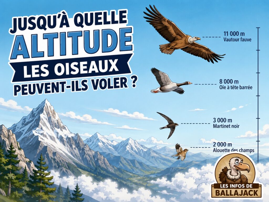 altitude vol oiseaux