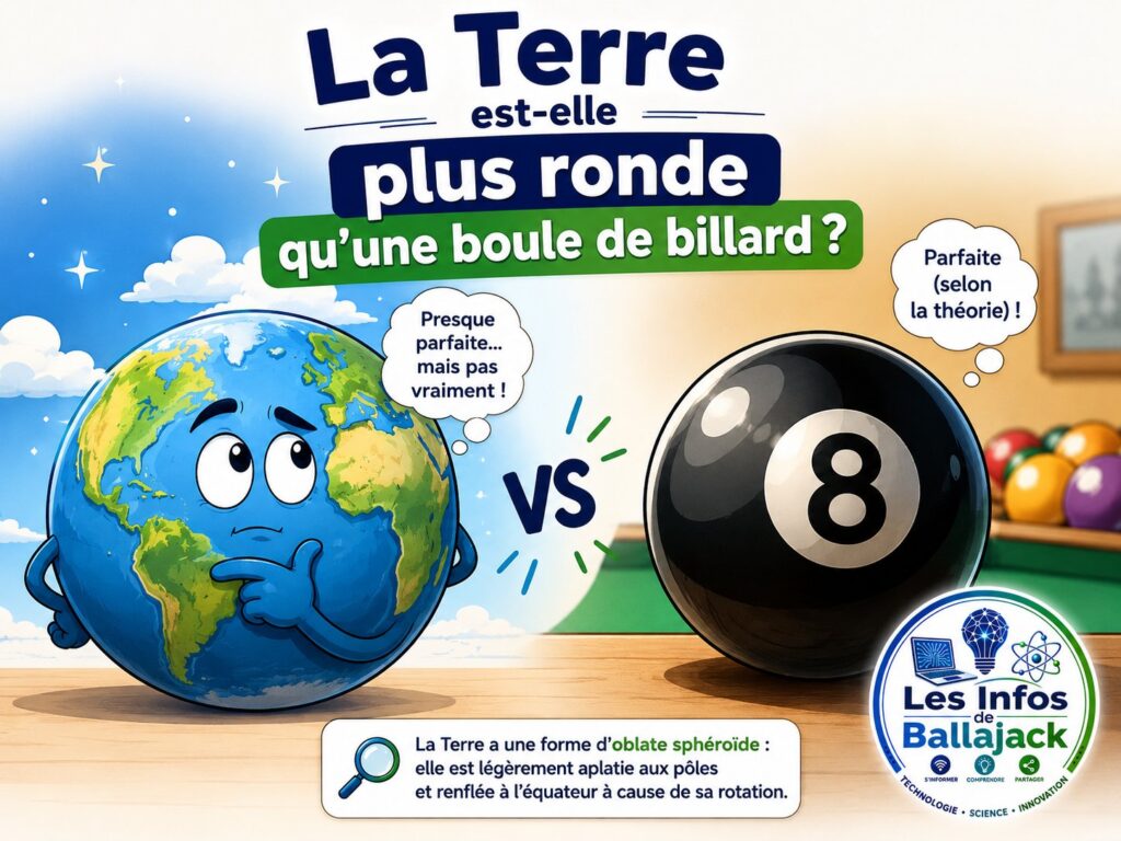 Terre ronde boule de billard