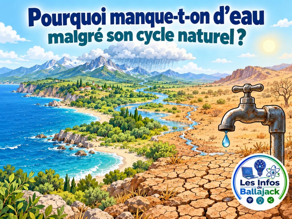 manque eau cycle naturel